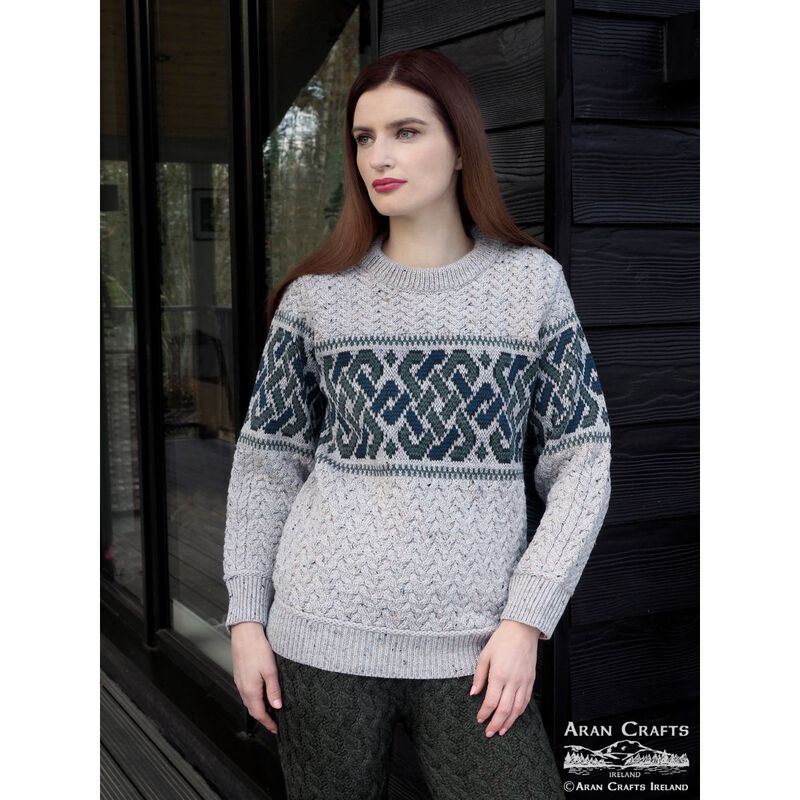 Aran Crafts Unisex Jacquard Sweater